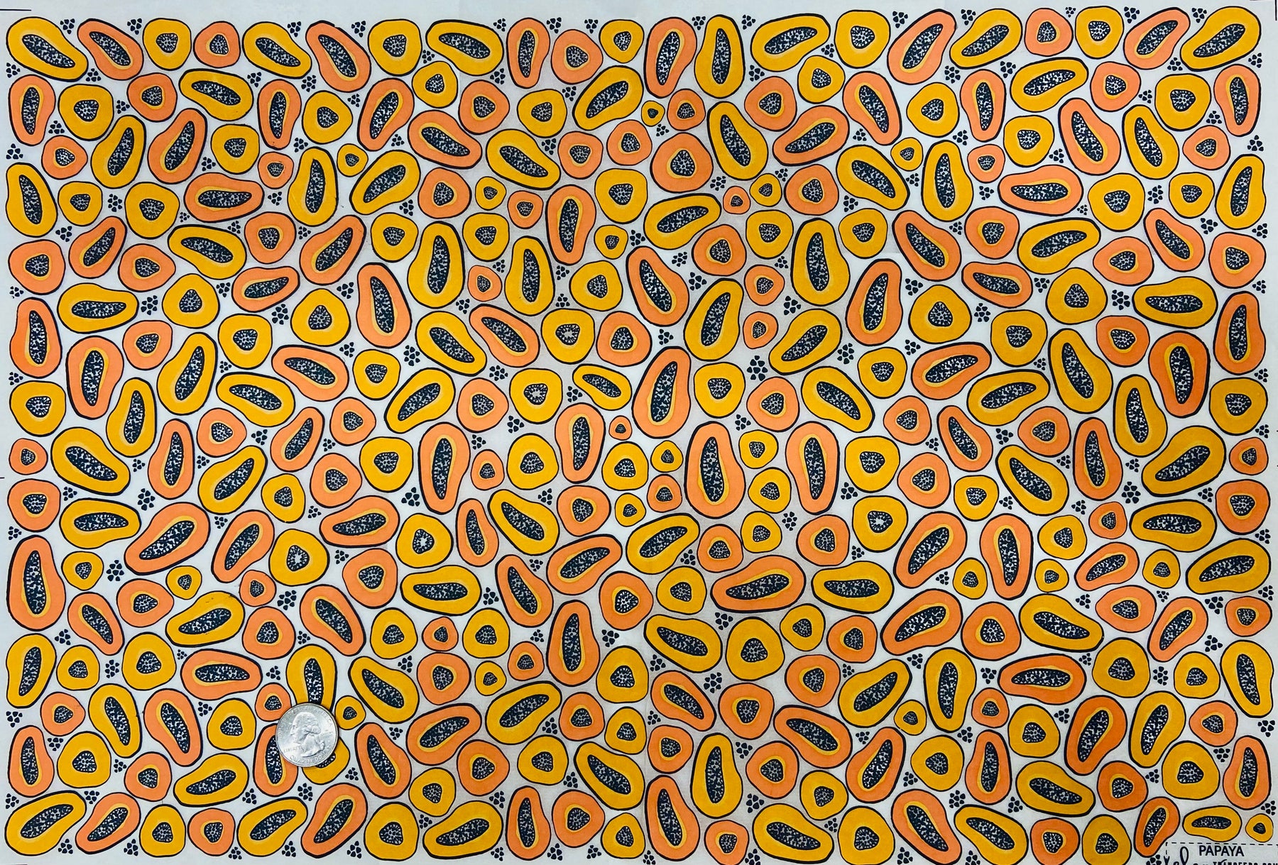 Papaya - Underglaze Transfer Sheet