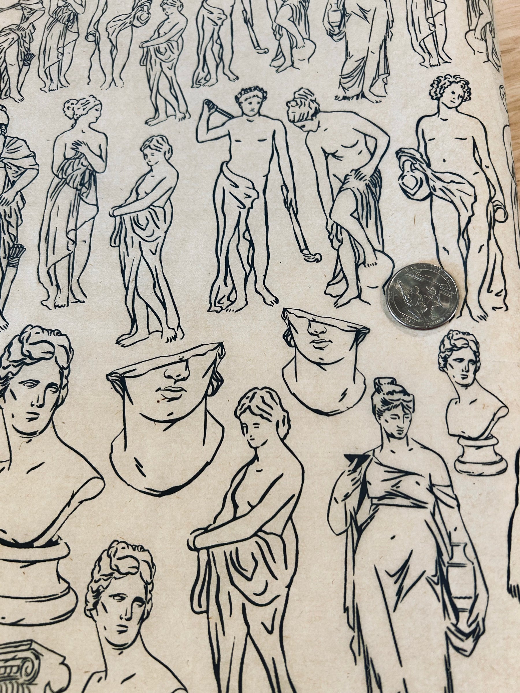 Idols - Underglaze Transfer Sheet - You Choose Color