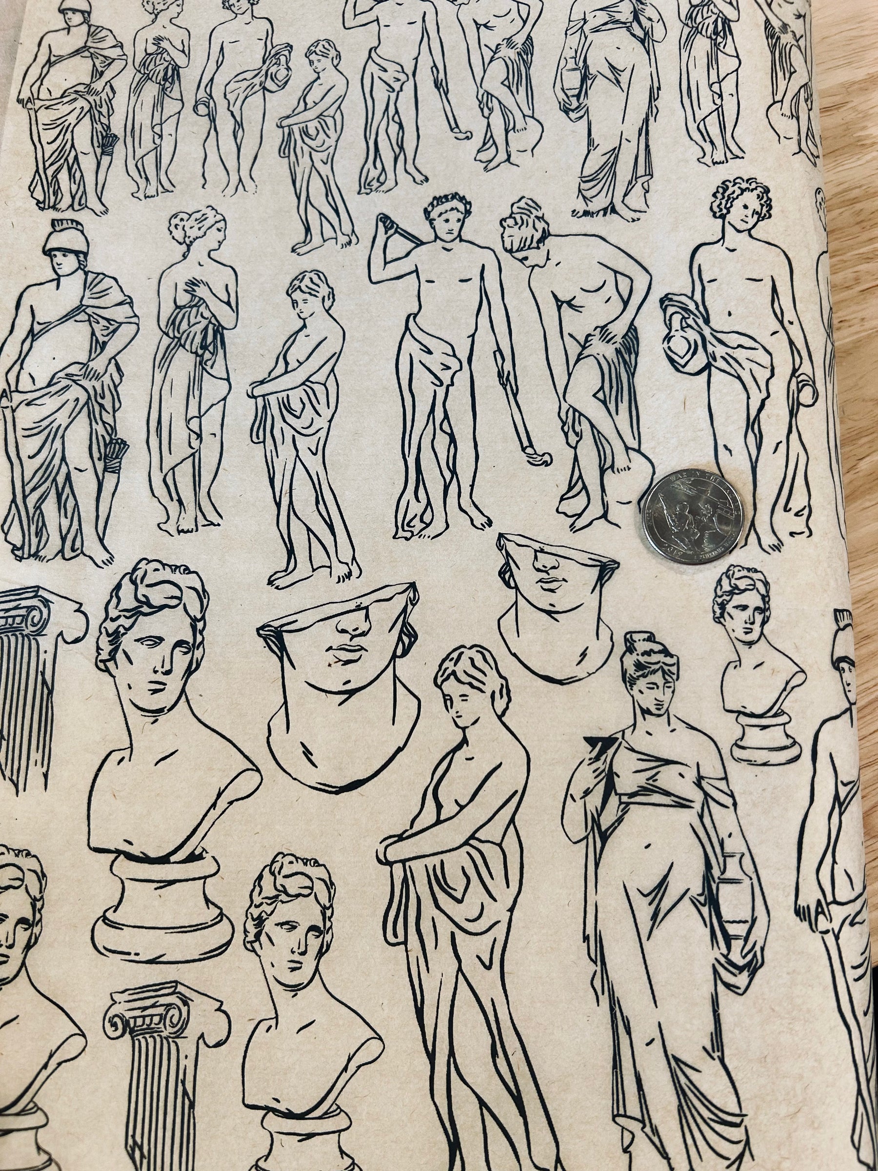 Idols - Underglaze Transfer Sheet - You Choose Color