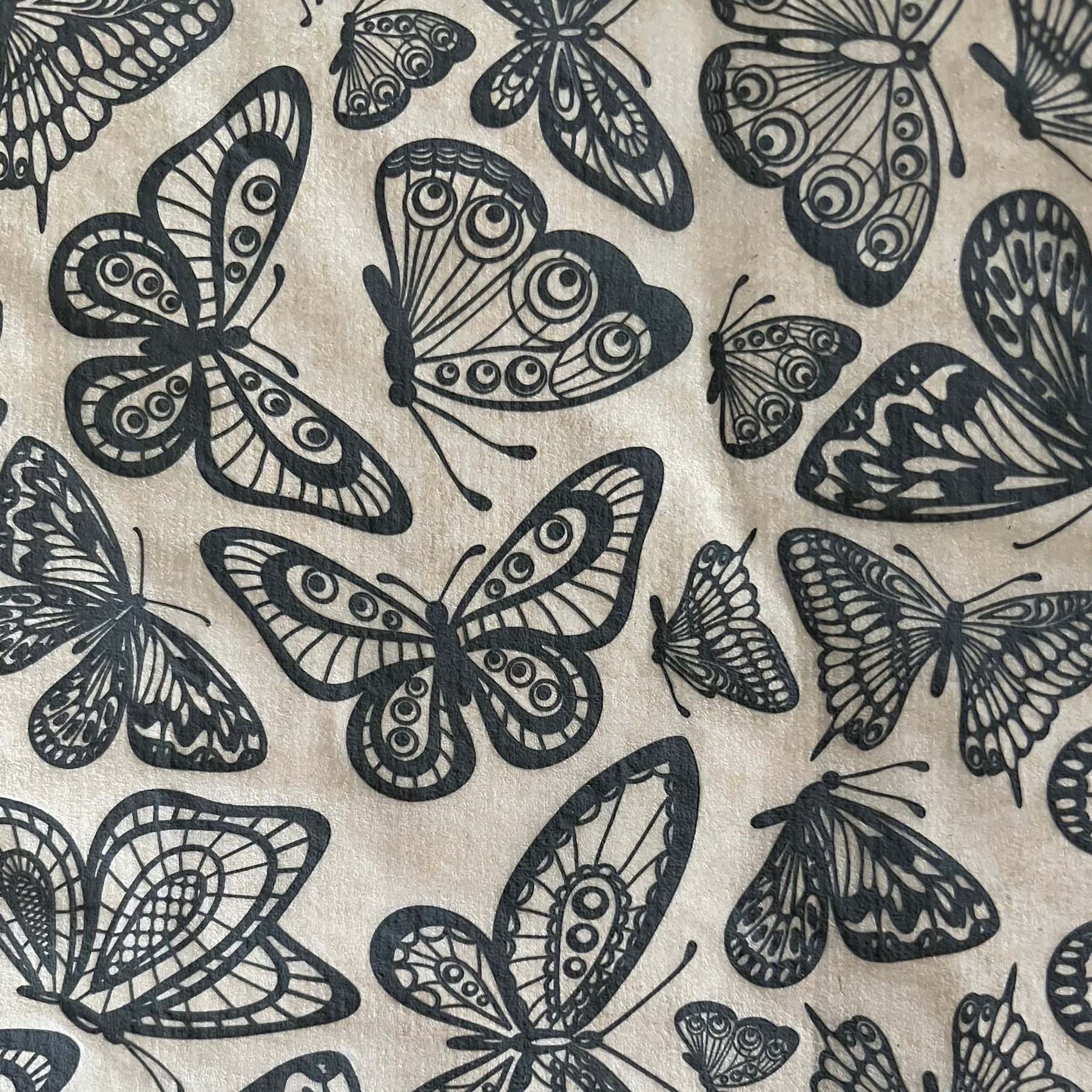 Butterflies in Flight - Underglaze Transfer Sheet