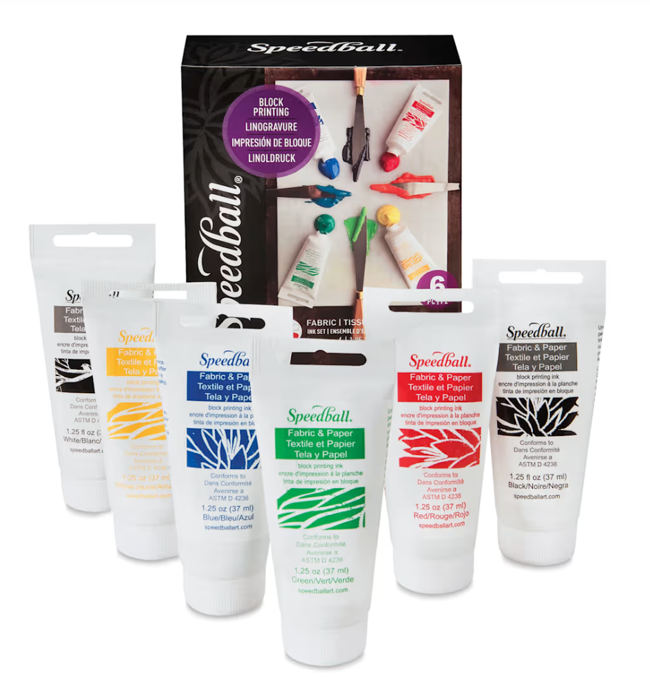 Fabric Block Printing Ink - 2.5oz