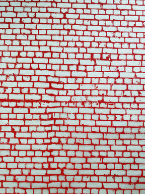 Another Brick in the Wall - Underglaze Transfer Sheet - You Choose Color