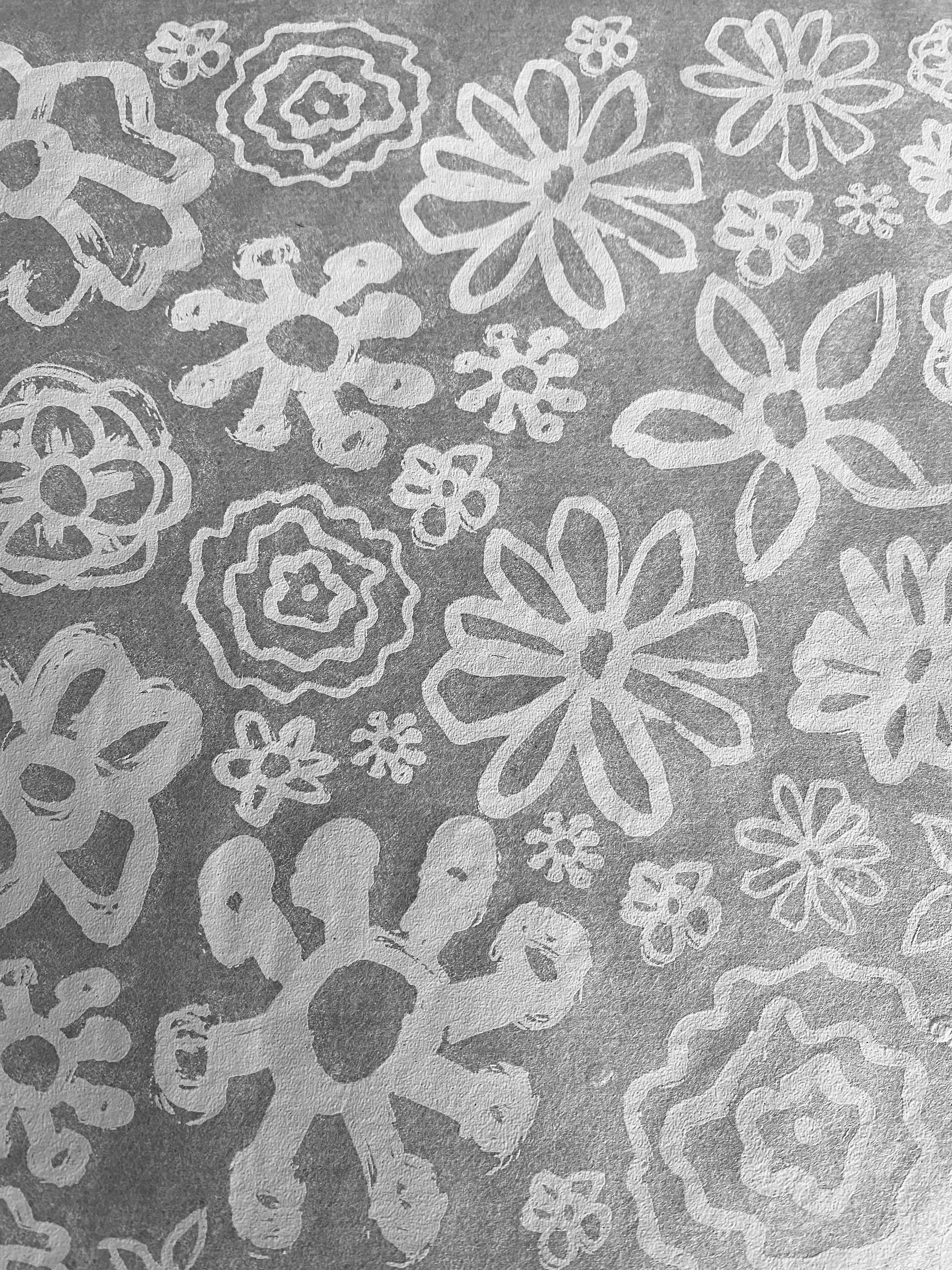 Ink Flower - Underglaze Transfer Sheet