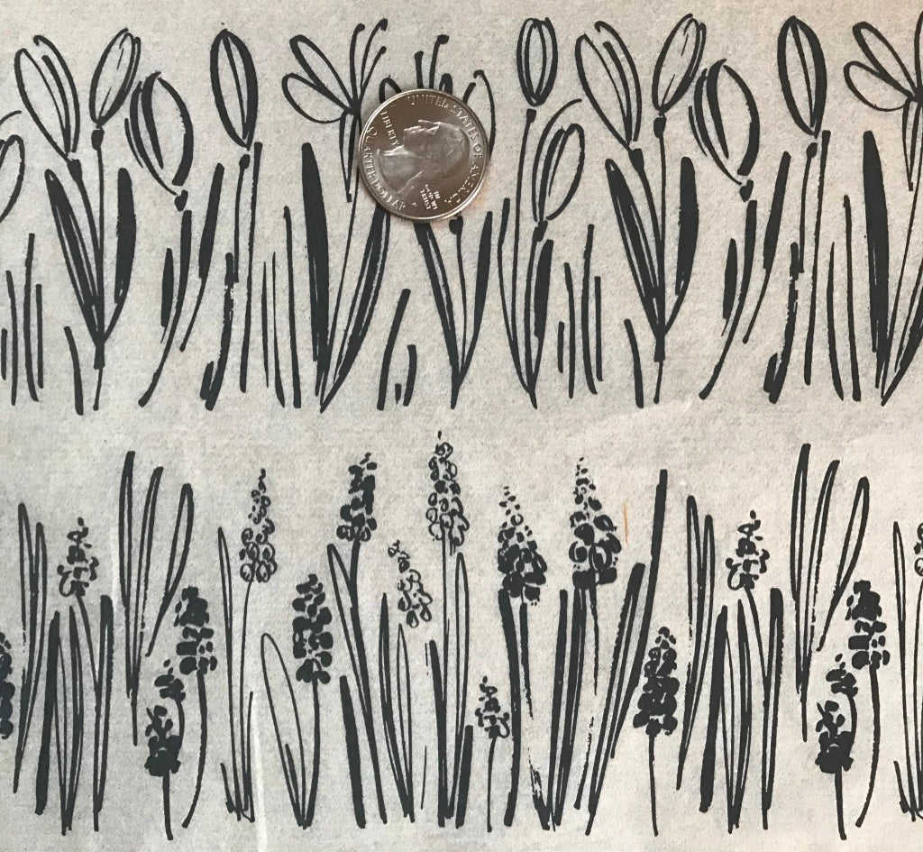 Sketched Flowers - Underglaze Transfer Sheet