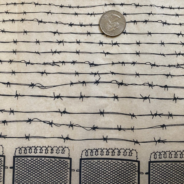 Barbed Wire - Underglaze Transfer Sheet