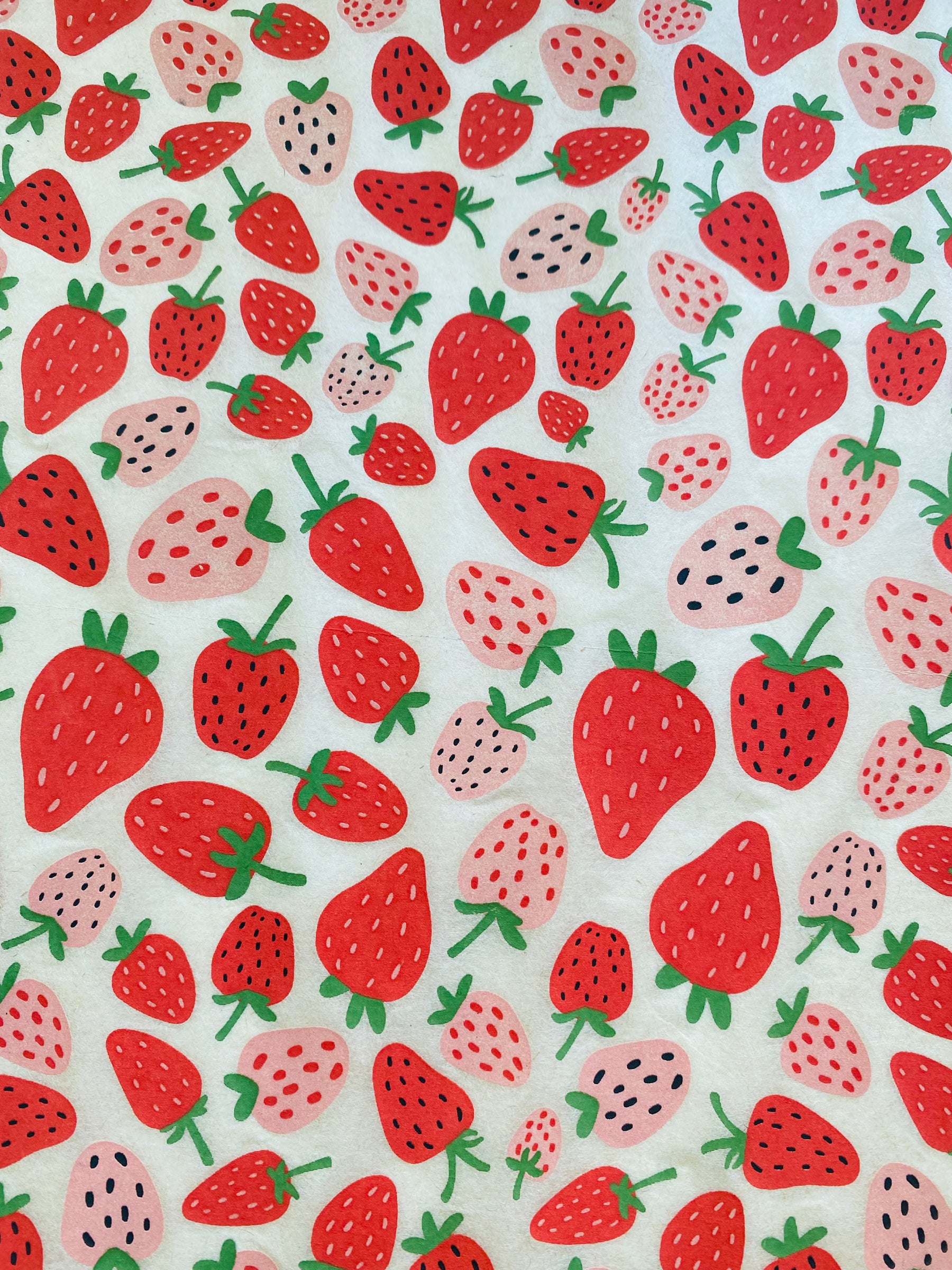 Strawberries - Underglaze Transfer Sheet