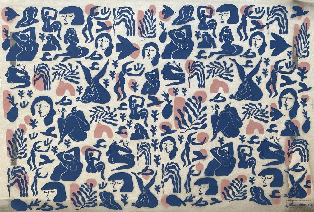 Matisse - Underglaze Transfer Sheet