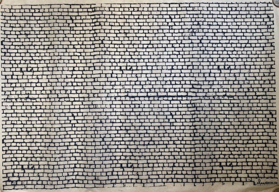 Another Brick in the Wall - Underglaze Transfer Sheet