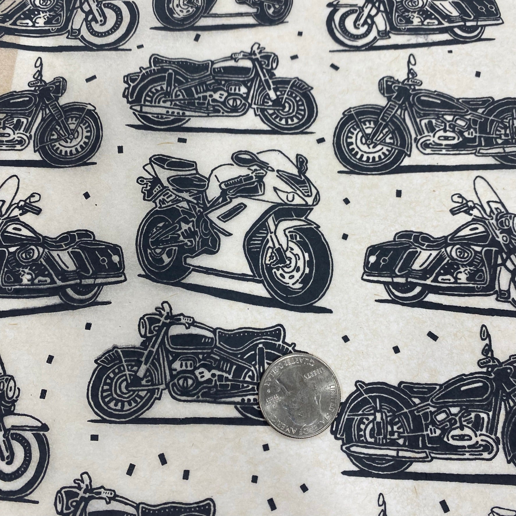 Motorcycles - Underglaze Transfer Sheet