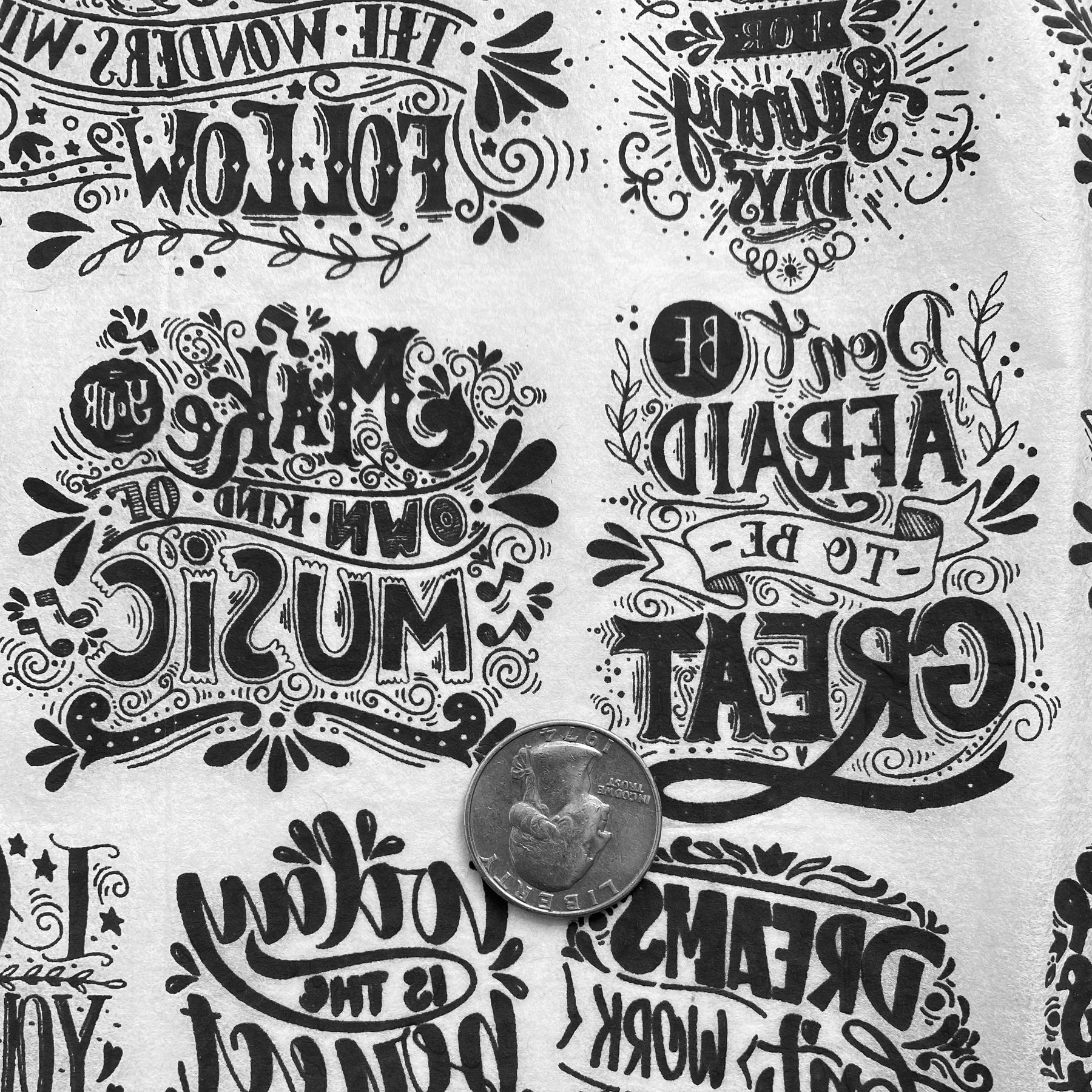 Be The Reason - Underglaze Transfer Sheet