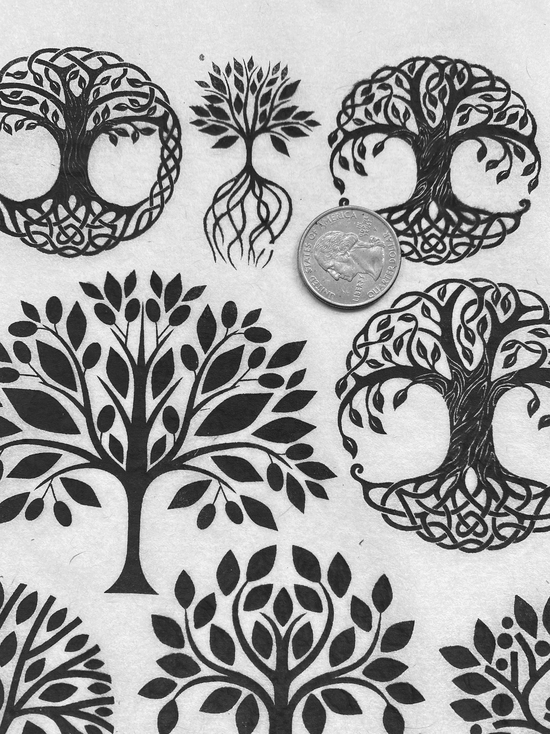 Yggdrasil - Underglaze Transfer Sheet