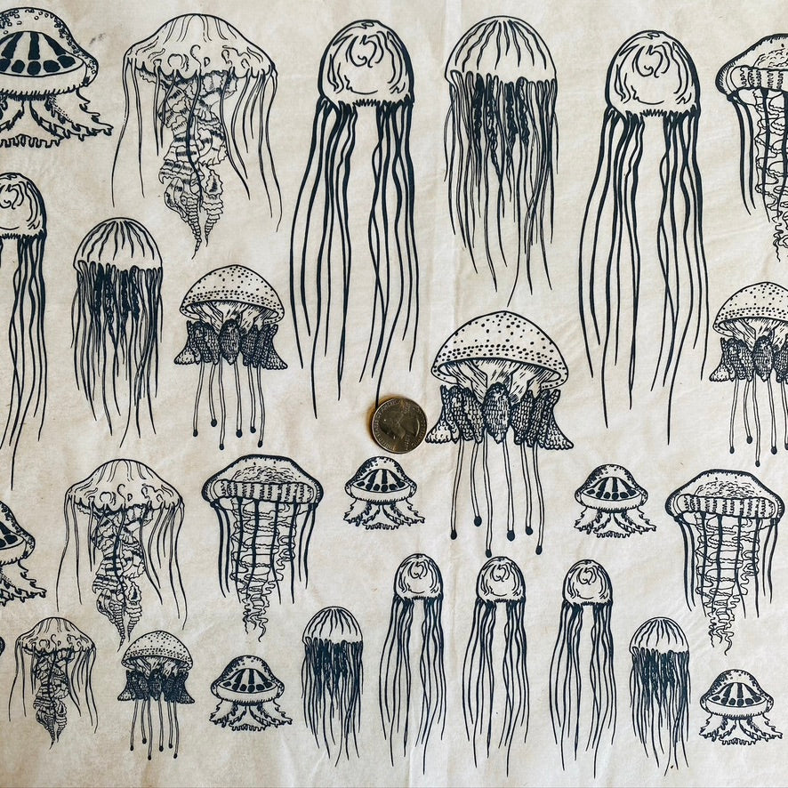 Jellyfish - Underglaze Transfer Sheet