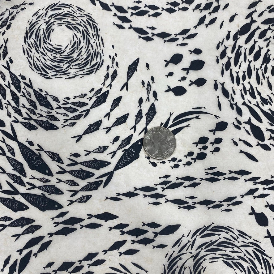 Fish School - Underglaze Transfer Sheet