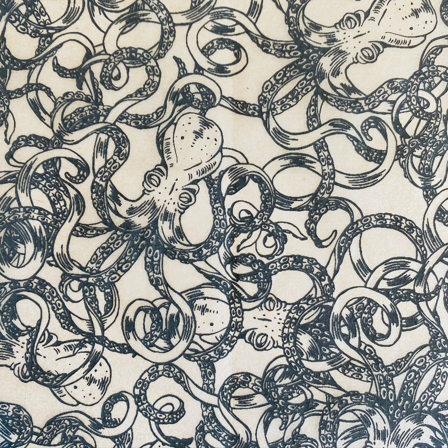 Octopus - Underglaze Transfer Sheet