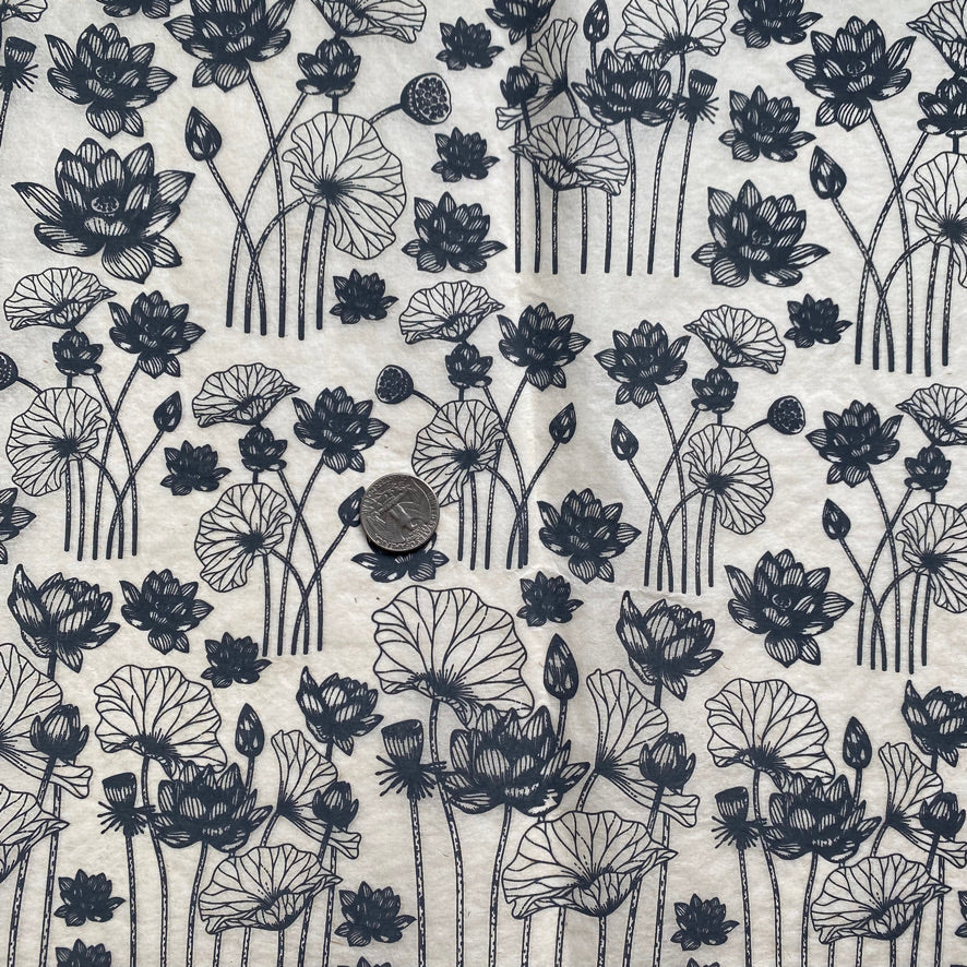 Lotus Flowers - Underglaze Transfer Sheet