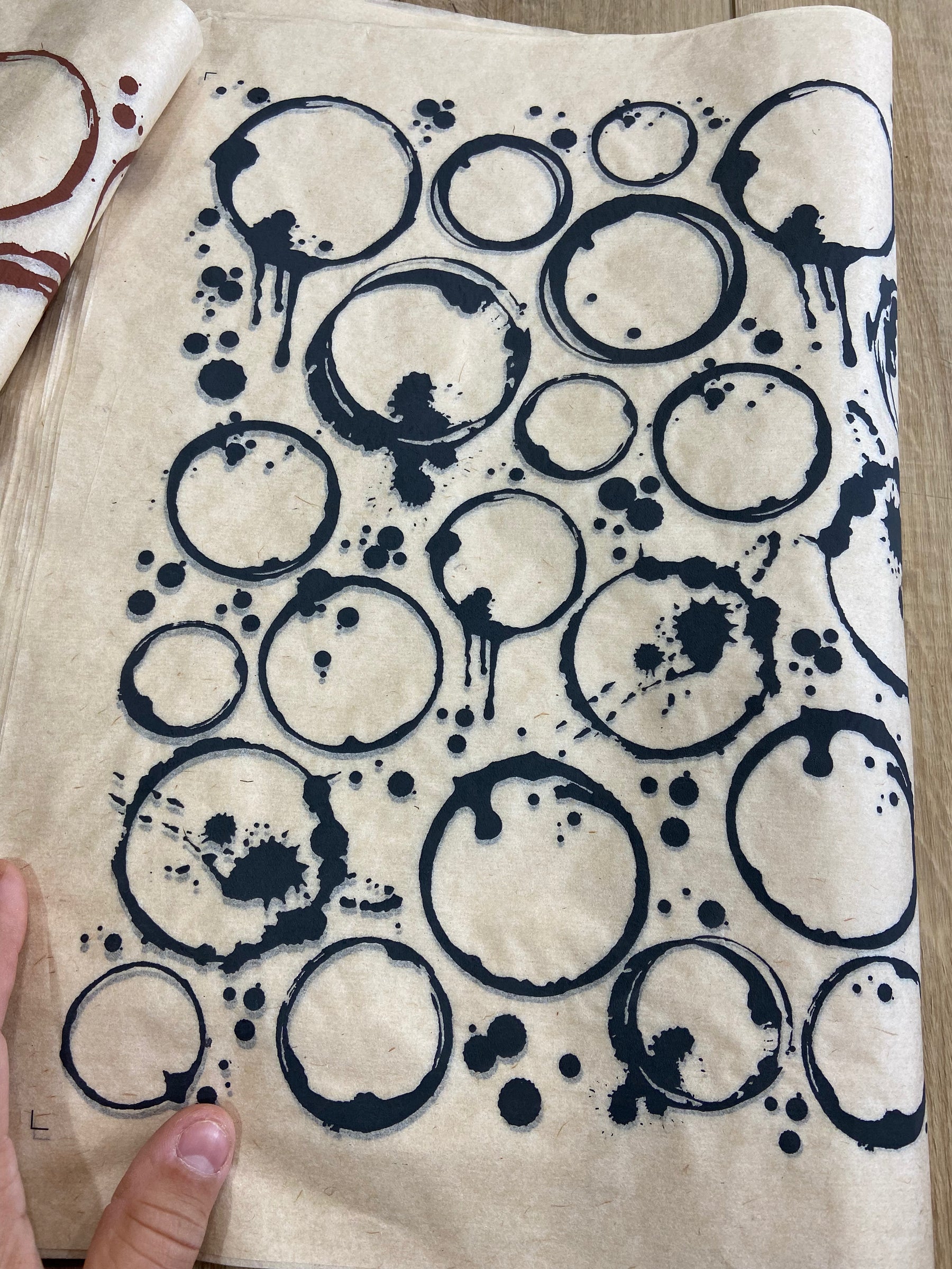 Coffee Stains - Underglaze Transfer Sheet