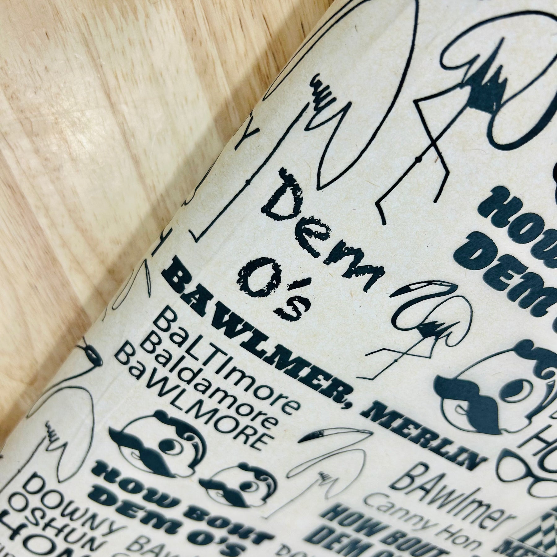 Baltimore Hon - Underglaze Transfer Sheet