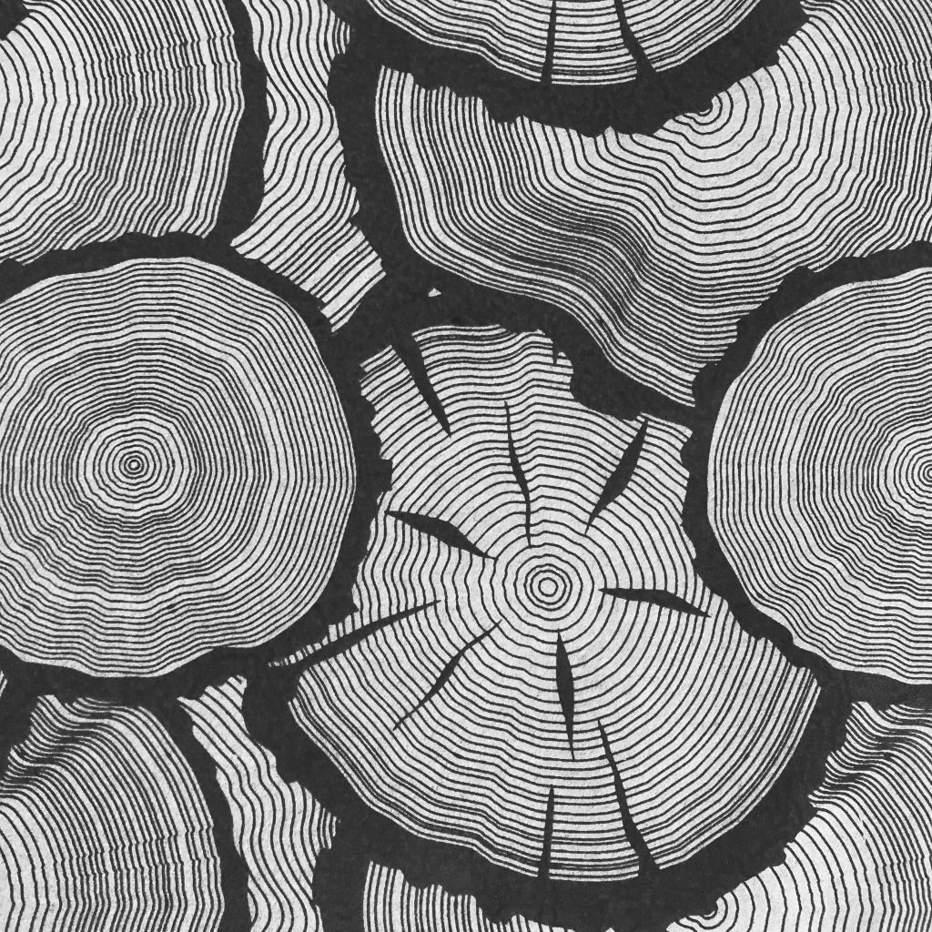 Wood Grain - Underglaze Transfer Sheet