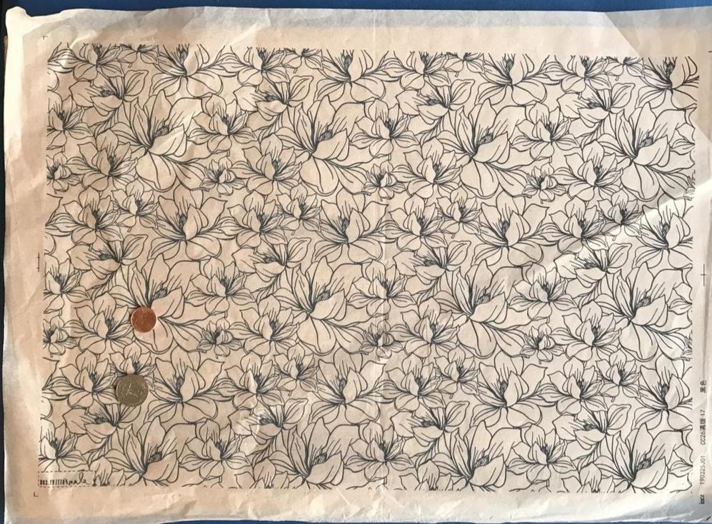 Magnolia - Underglaze Transfer Sheet