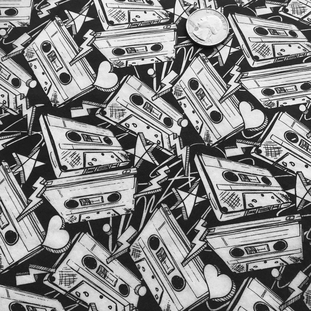 Mixtapes - Underglaze Transfer Sheet