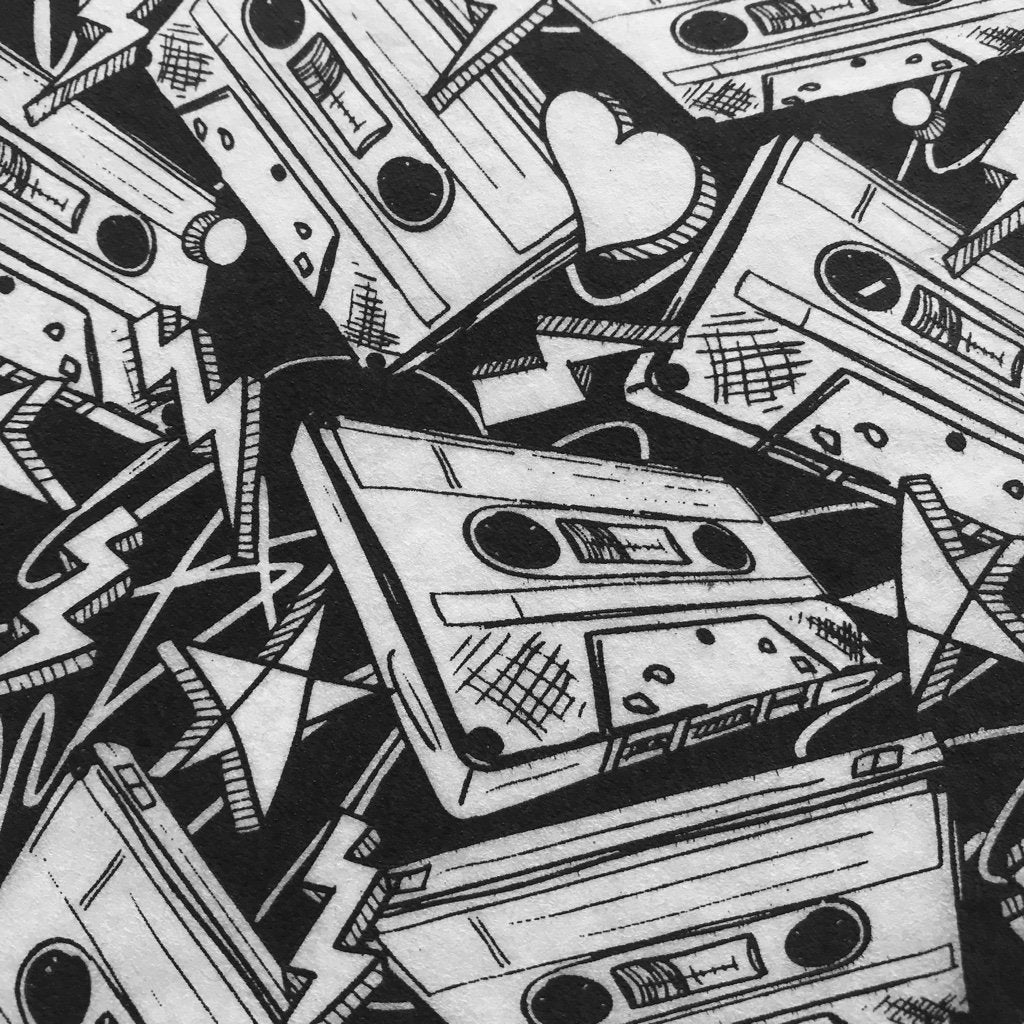 Mixtapes - Underglaze Transfer Sheet