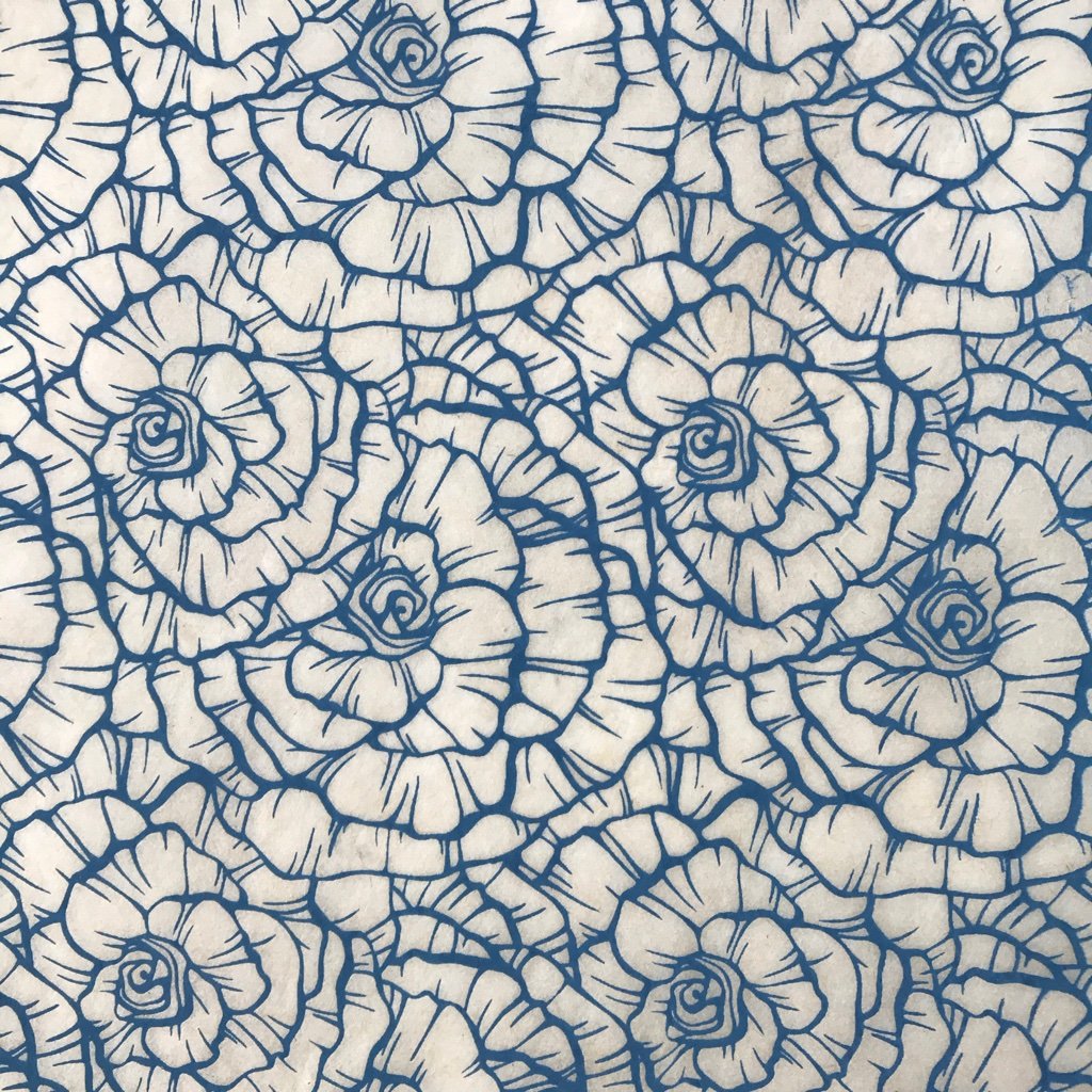 Roses - Underglaze Transfer Sheet