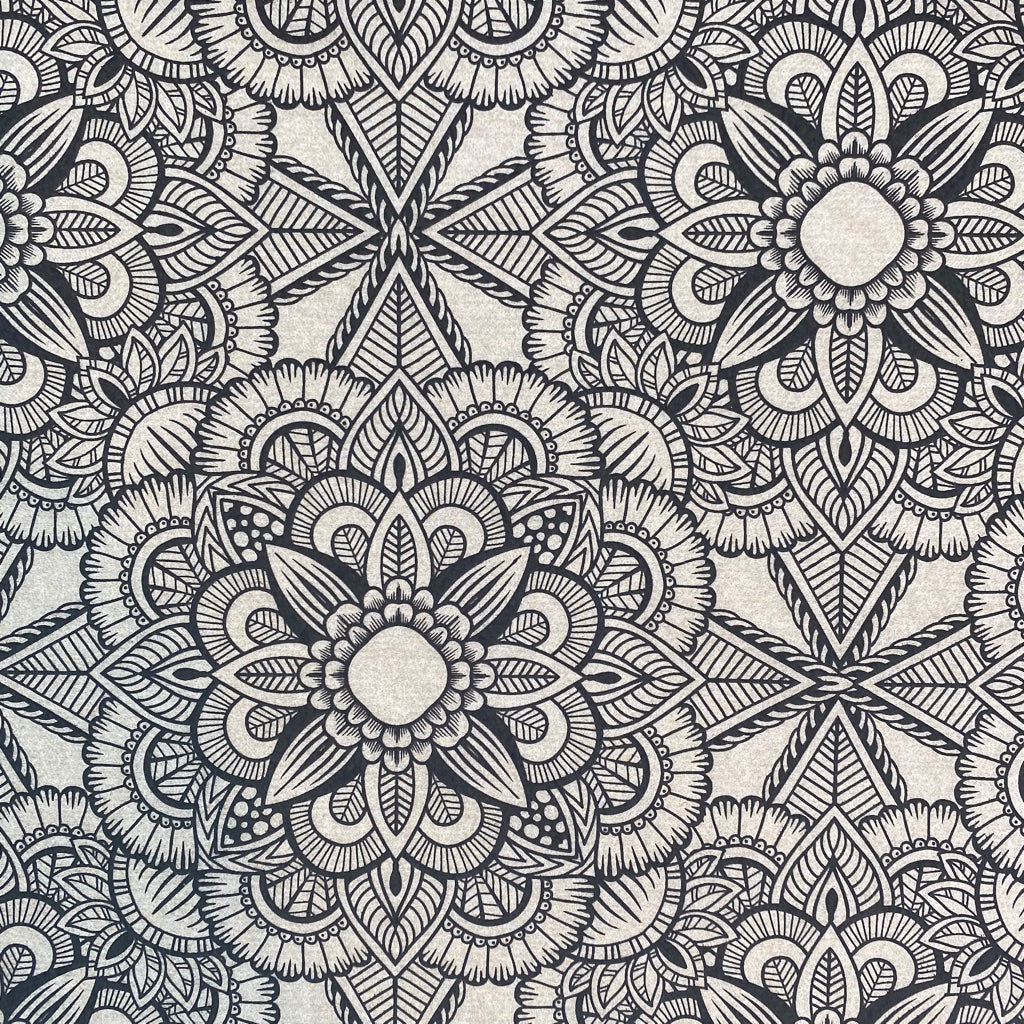 Mandala (open center) - Underglaze Transfer Sheet