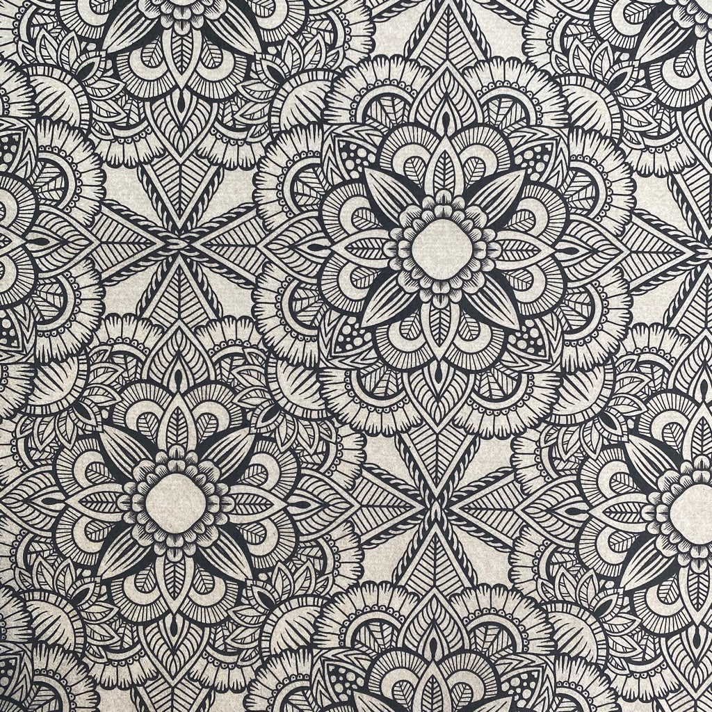 Mandala (open center) - Underglaze Transfer Sheet