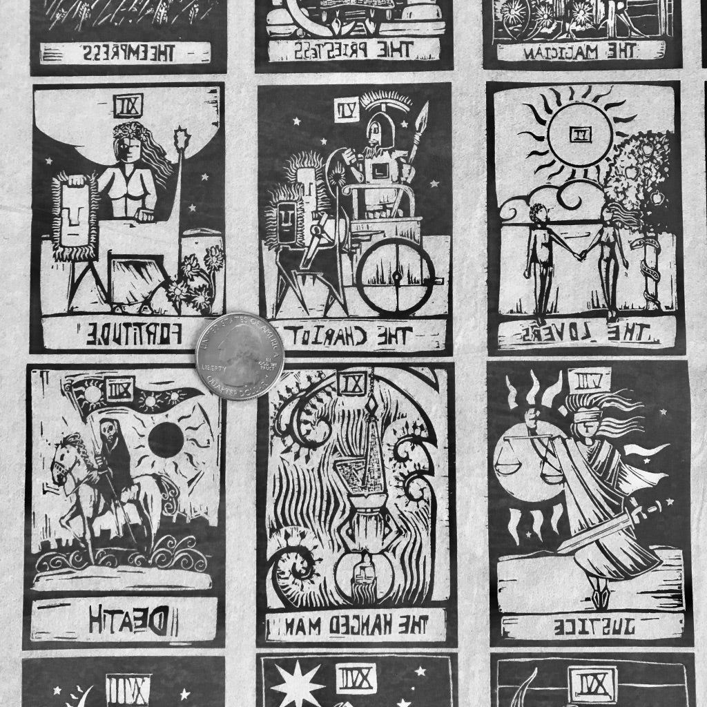 Tarot Cards - Underglaze Transfer Sheet