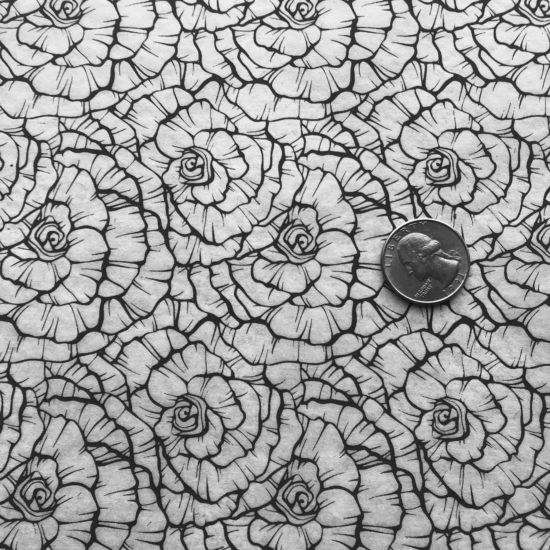 Roses - Underglaze Transfer Sheet