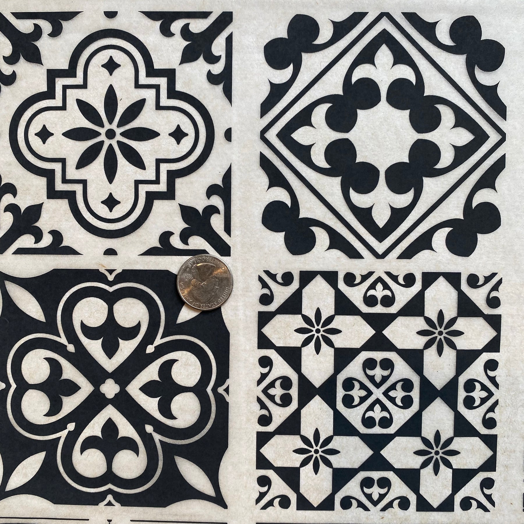 Moroccan Tiles B - Underglaze Transfer Sheet