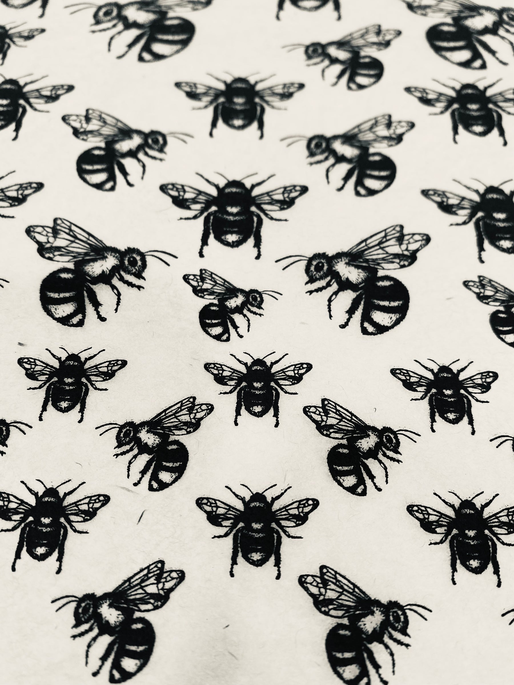 Bees - Underglaze Transfer Sheet