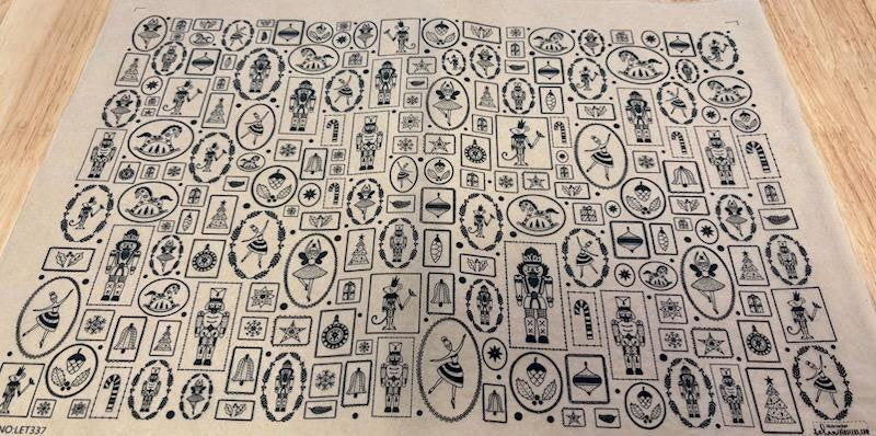 Nutcracker  - Underglaze Transfer Sheet