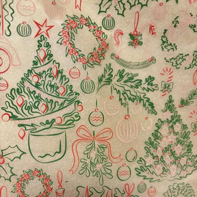 Joyful Holiday - Underglaze Transfer Sheet