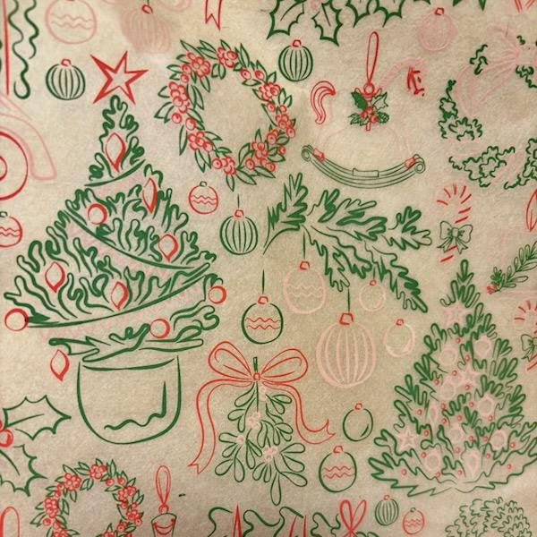 Joyful Holiday - Underglaze Transfer Sheet