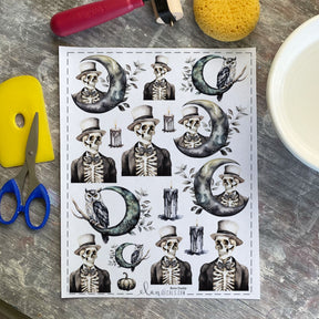 Bone Daddy - Overglaze Decal Sheet