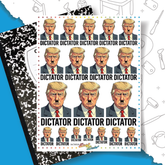 Dictator - Overglaze Decal Sheet