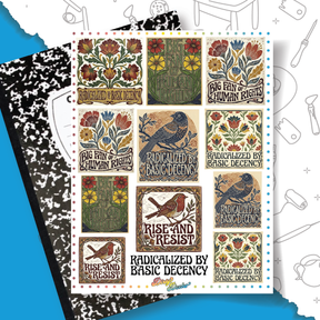 Radicalized By Basic Decency - Overglaze Decal Sheet