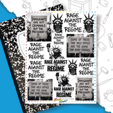 Rage Against the Regime - Overglaze Decal Sheet