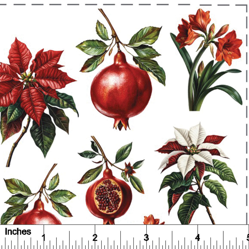 Holiday Florals - Overglaze Decal Sheet
