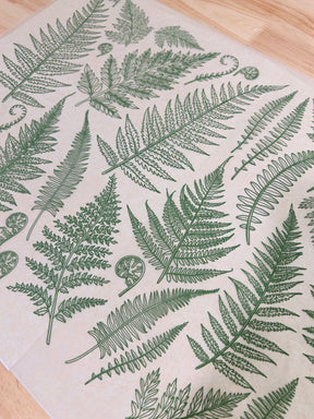 Jungle Ferns - Underglaze Transfer Sheet