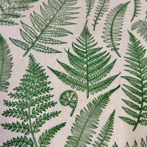 Jungle Ferns - Underglaze Transfer Sheet