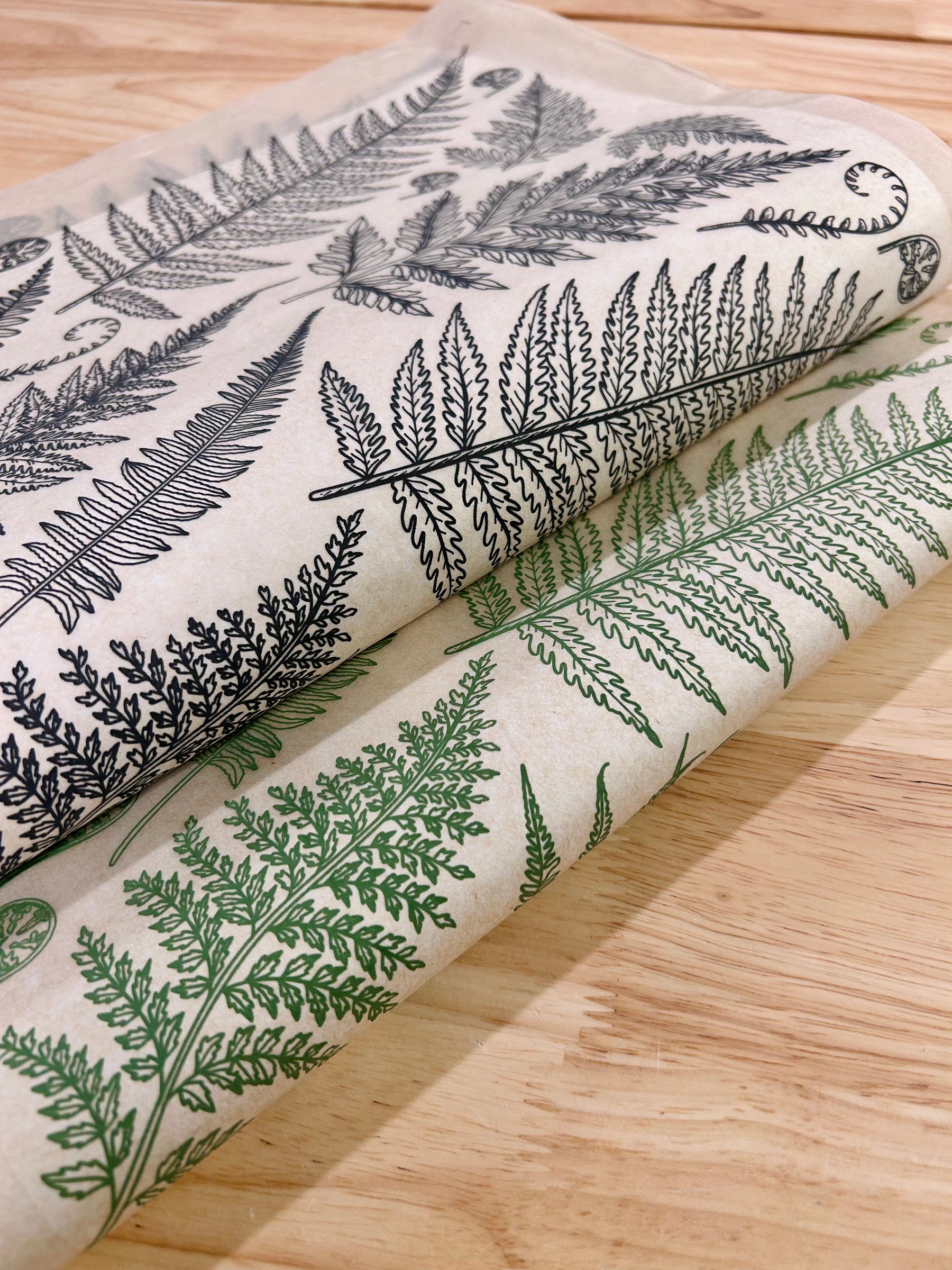 Jungle Ferns - Underglaze Transfer Sheet
