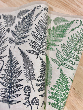 Jungle Ferns - Underglaze Transfer Sheet