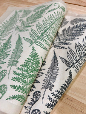 Jungle Ferns - Underglaze Transfer Sheet
