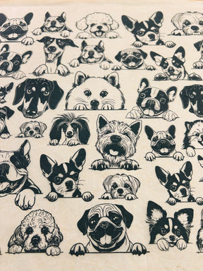 Zany Dogs - Small - Underglaze Transfer Sheet