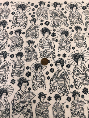 Geisha - Underglaze Transfer Sheet