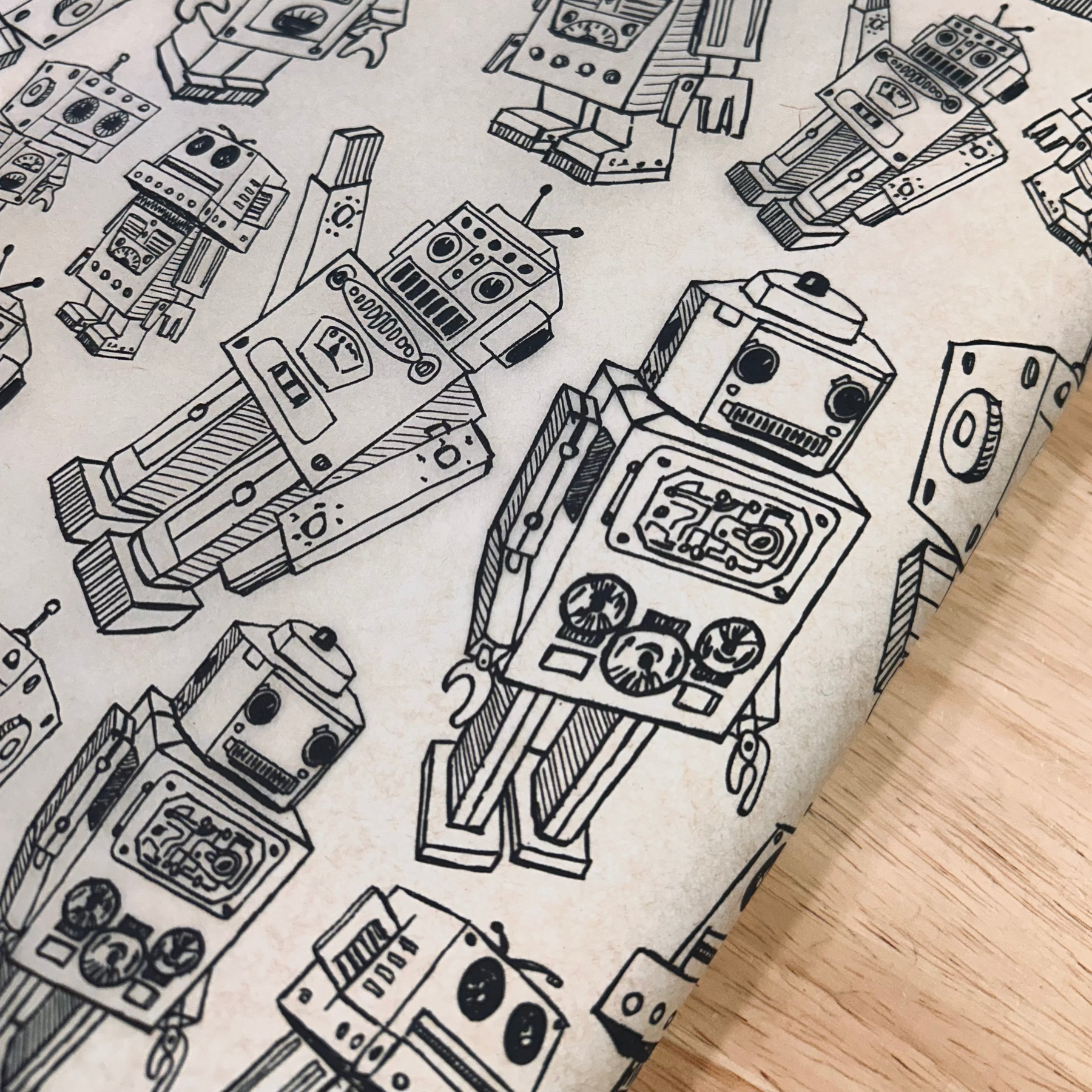 Robots - Underglaze Transfer Sheet