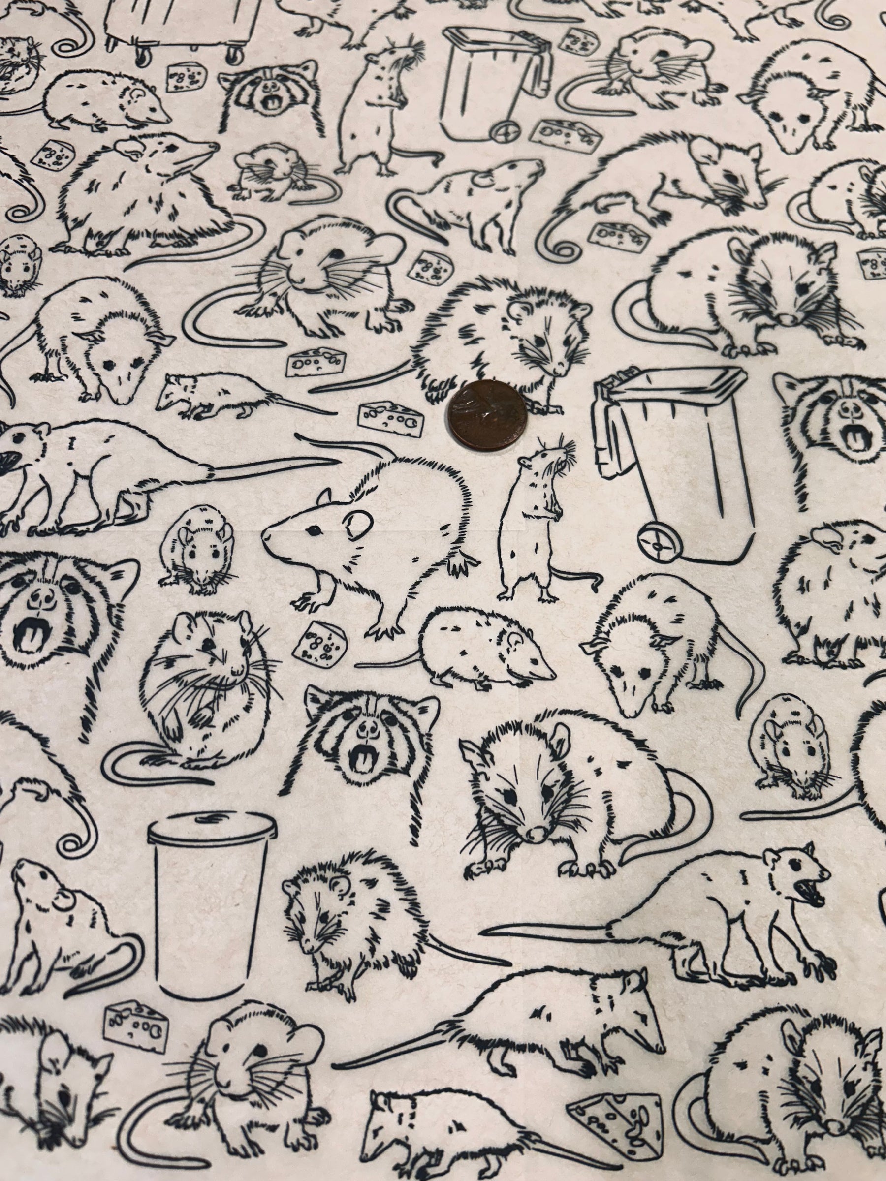 Garbage Critters - Underglaze Transfer Sheet