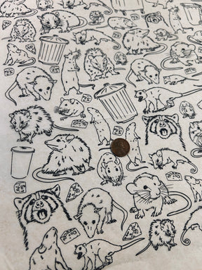 Garbage Critters - Underglaze Transfer Sheet